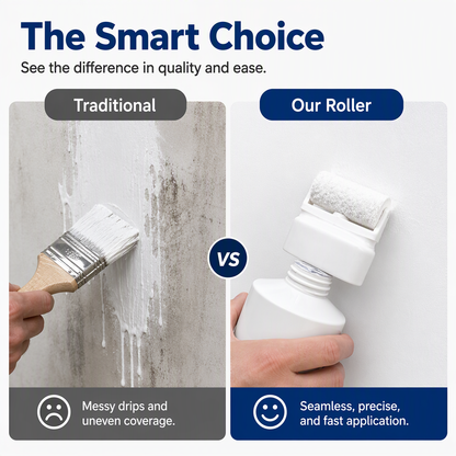 🔥All-in-One Wall Repair Paste with Roller Brush