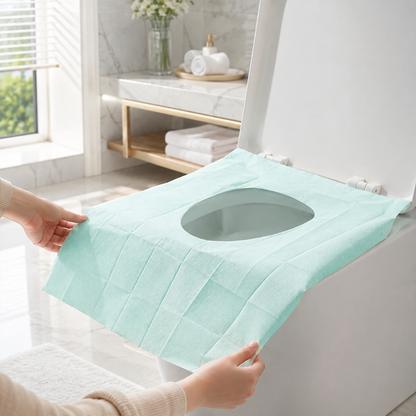 💫Disposable Toilet Seat Covers Waterproof 16x24in