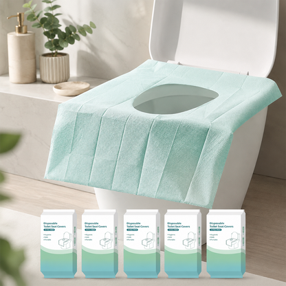 💫Disposable Toilet Seat Covers Waterproof 16x24in