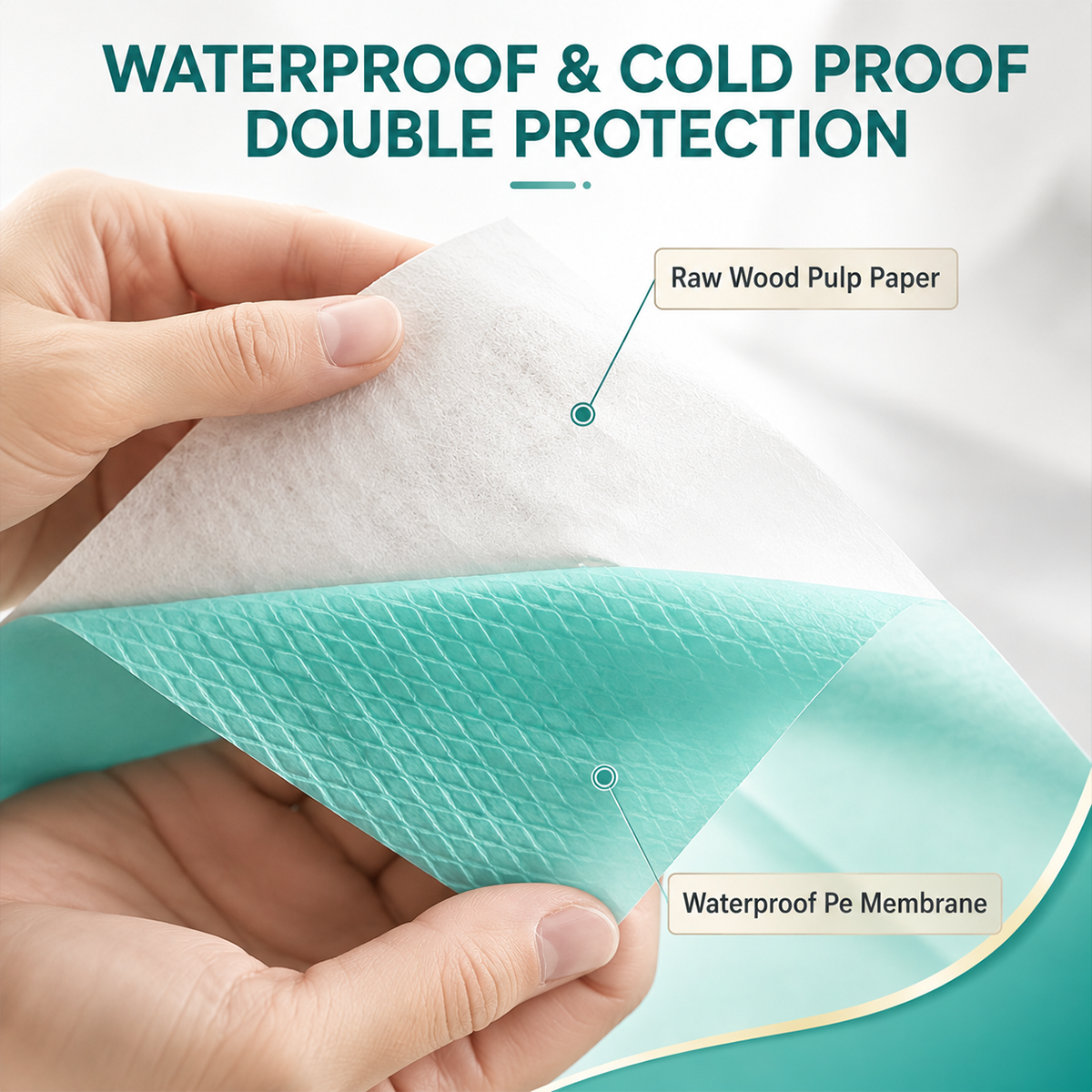 💫Disposable Toilet Seat Covers Waterproof 16x24in