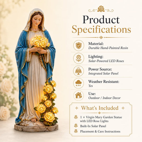 💗Virgin Mary Garden Light & love, prayer, protection