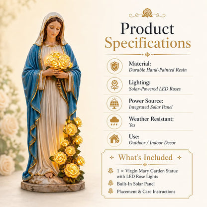 💗Virgin Mary Garden Light & love, prayer, protection