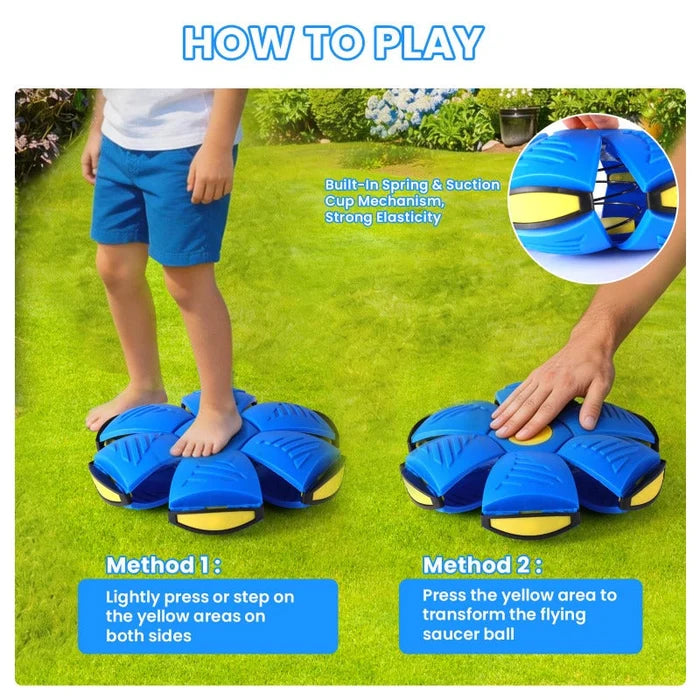 ✨Children's bouncing ball，pet bouncing ball, Magic metaball ，Magic Flying Saucer，bouncy ball，Parent-child interaction (Suitable for small dogs）