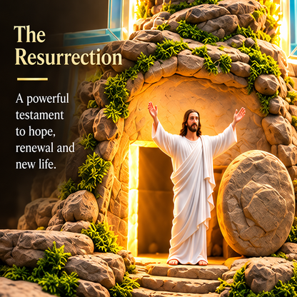 🙏 ✝️Last Day – 49% OFF!✨The Story of Jesus in 6 Scenes Cross Lamp✨