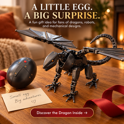 ⏰HOT SELLING🥚🐉 DragonMorph – Egg to Dragon Transforming Mechanical Toy