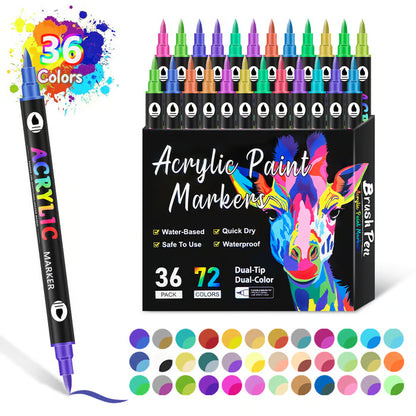 🎨Last Day Promotion 49% OFF🔥Double-Ended Art Markers for Professionals & Beginners!