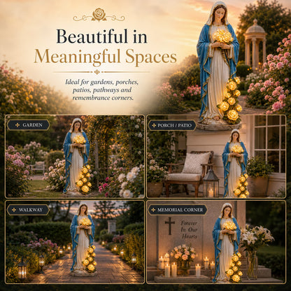 💗Virgin Mary Garden Light & love, prayer, protection