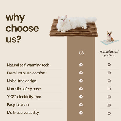 😍Self Warming Pet Mat & Pet blanket ✨Keep  safe, warm, and comfortable.✨