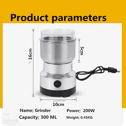 HOT SELLING🚀 High-Speed Stainless Steel Grain Grinder ✨ Fast & Efficient Grinding