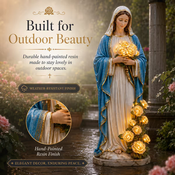 💗Virgin Mary Garden Light & love, prayer, protection