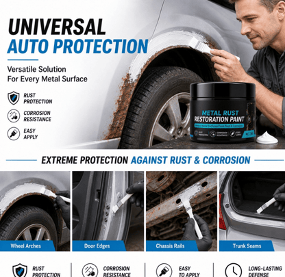 🛡️✨Metal Rust Protection Black Repair Paste – Restores rusty gates, railings & tools. Forms protective coating – no need to replace!