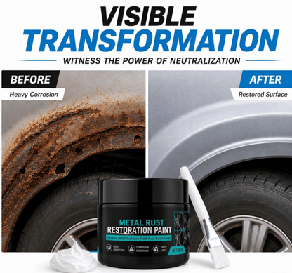 🛡️✨Metal Rust Protection Black Repair Paste – Restores rusty gates, railings & tools. Forms protective coating – no need to replace!