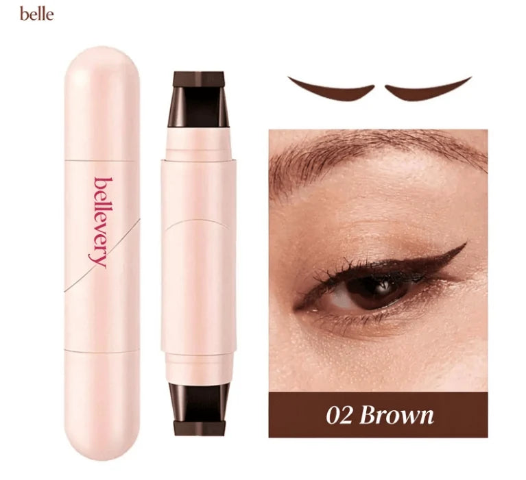 💗Perfect Wings Eyeliner Stamp💗 &Waterproof, smudge-proof, quick-drying liquid eyeliner