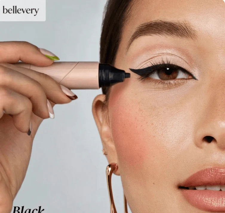💗Perfect Wings Eyeliner Stamp💗 &Waterproof, smudge-proof, quick-drying liquid eyeliner