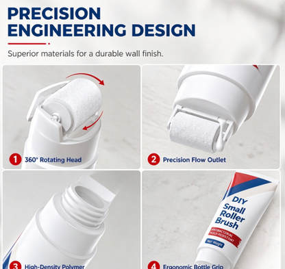 🔥All-in-One Wall Repair Paste with Roller Brush