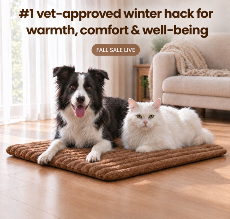 😍Self Warming Pet Mat & Pet blanket ✨Keep  safe, warm, and comfortable.✨
