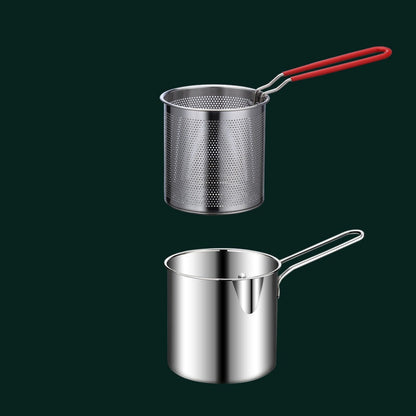 🔥LAST DAY SALE 49% OFF🎁304 Stainless Steel Multifuntional Fryer& Extra Thick | 1200ml
