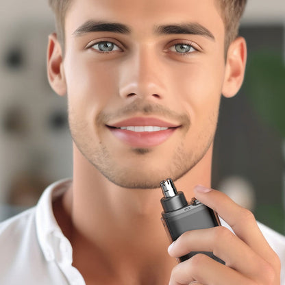 🔥🚛Smart Electric Nose Hair Trimmer&Compact and portable rechargeable blade with detachable and washable design.