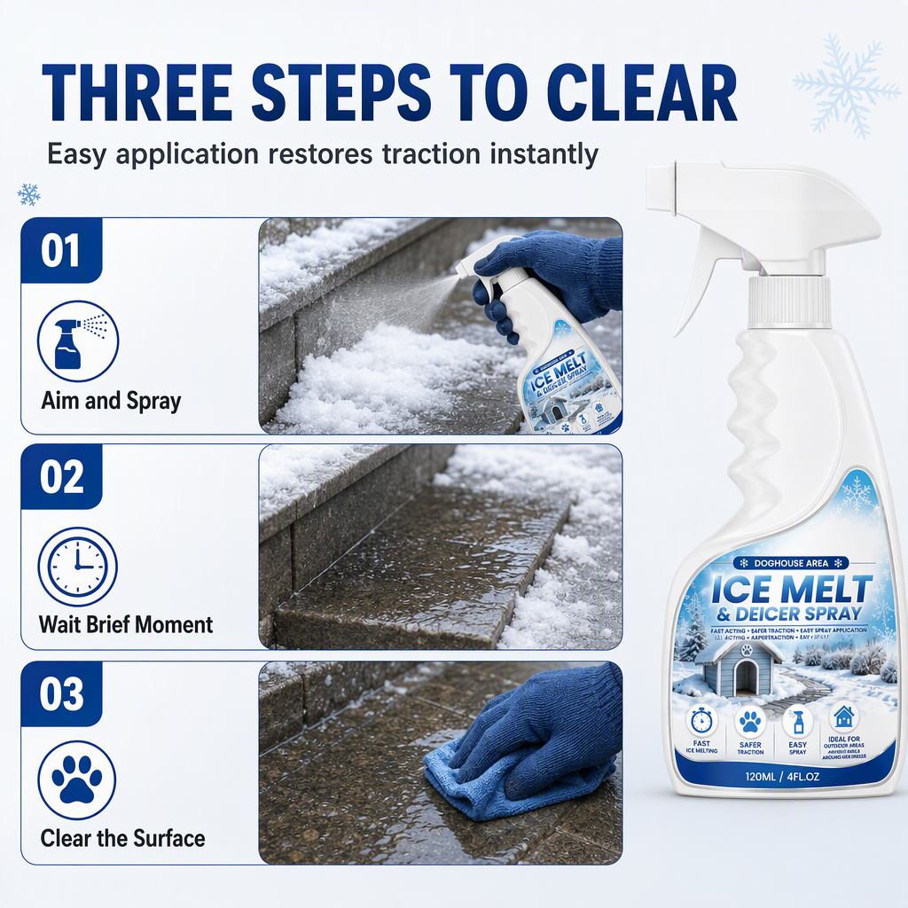 Outdoor De-Icing & Snow Melting Spray