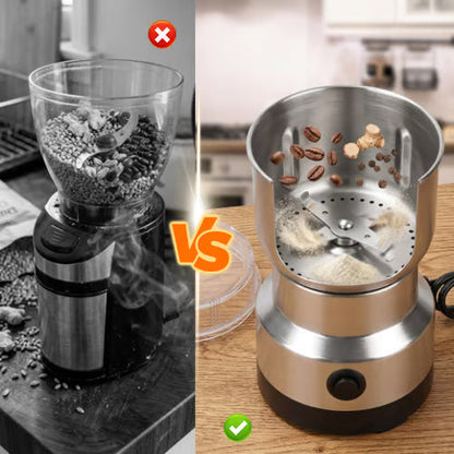 HOT SELLING🚀 High-Speed Stainless Steel Grain Grinder ✨ Fast & Efficient Grinding
